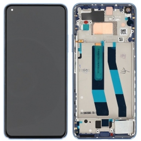 Xiaomi Mi 11 Lite 4G ekraan (sinised) (koos raamiga) (originaalne)