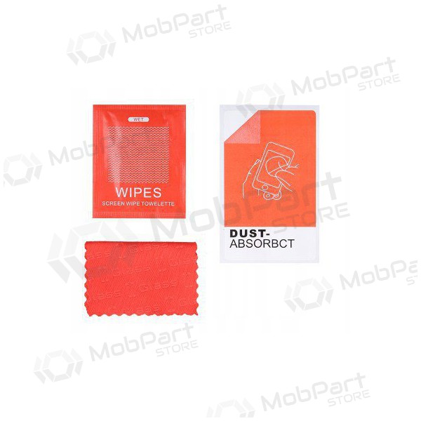LCD apsauginis stikliukas 6D Xiaomi Redmi 13C/Poco C65/Poco M6 5G mustad