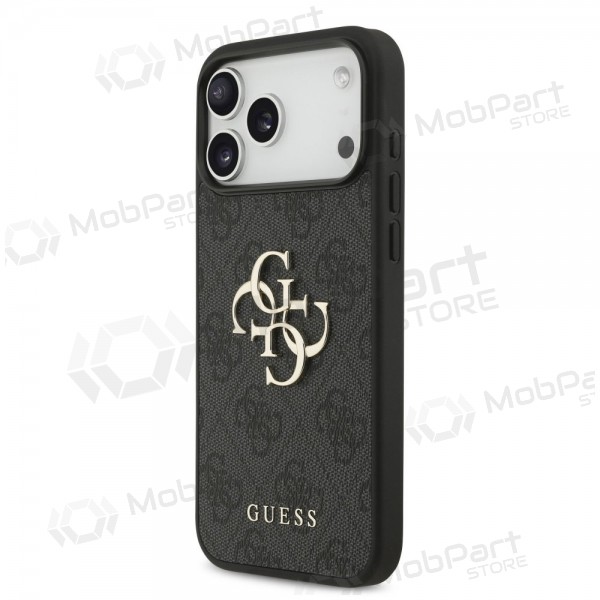 Apple iPhone 17 Pro Max ümbris - Guess PU 4G Metal Logo (hall)