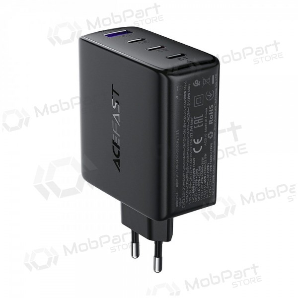 Telefonilaadija Acefast A94 100 W GaN 3x USB-C + USB-A must