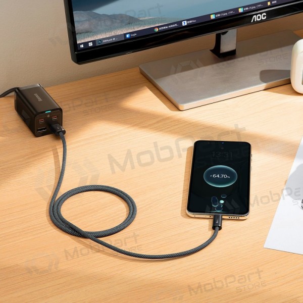 USB kaabel Baseus Dynamic 100W USB-A to Type-C 1.0m hall CALD000616