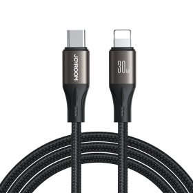 USB kaabel Joyroom SA25-CL3 USB-C to Lightning 30W 1.2m mustad