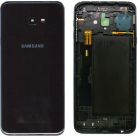 Samsung J415 Galaxy J4+ 2018 patareipesade kaas (tagakaas) (mustad) (kasutatud grade C, originaalne)
