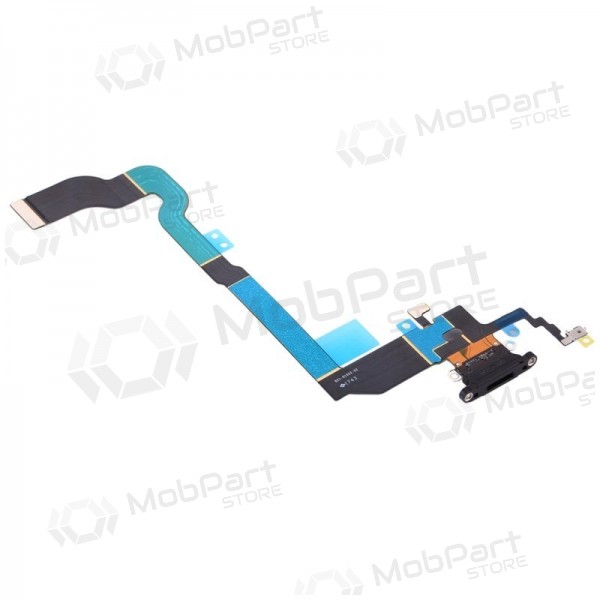 Apple iPhone X laadimispesa ja mikrofoni liides (laadimisliides) (must)