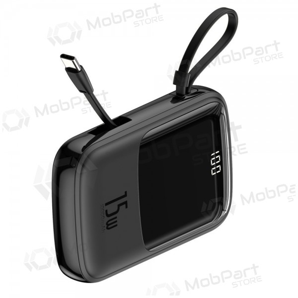 Väline patarei / aku Power Bank Baseus Q Pow With Type-C Cable 10000mAh must PPQD-A01