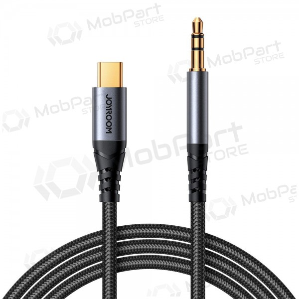Audio kaabel Joyroom SY-A07 USB-C to 3,5mm 1.2m mustad
