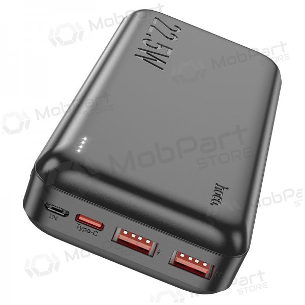 Väline patarei / aku Power Bank Hoco J101A PD 20W+Quick Charge 3.0 22.5W 20000mAh must Väline patarei / aku Power Bank Hoco J101A PD 20W+Quick Charge 3.0 22.5W 20000mAh must