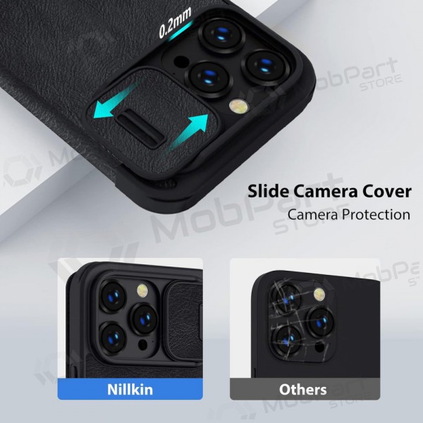 Apple iPhone 14 ümbris - Nillkin Leather (sinine)