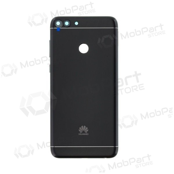 Huawei P Smart / Enjoy 7S patareipesade kaas (tagakaas) (mustad) (kasutatud grade C, originaalne)