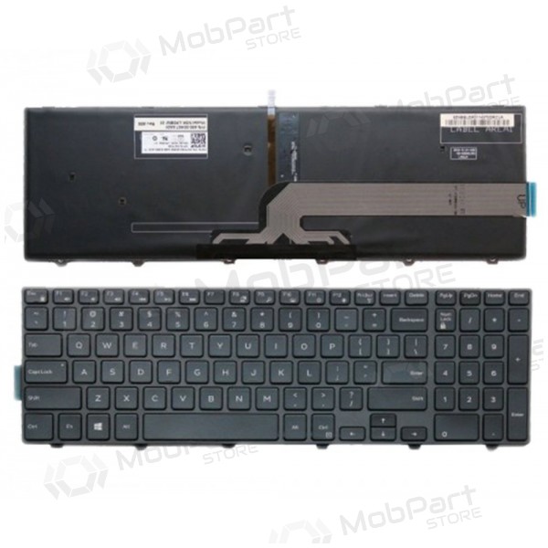 DELL Inspiron 5558 klaviatuur (US) (koos valgustusega)