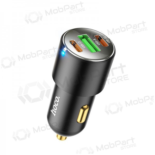 Autolaadija Hoco NZ6 45 W PD 2x USB-C + USB-A must