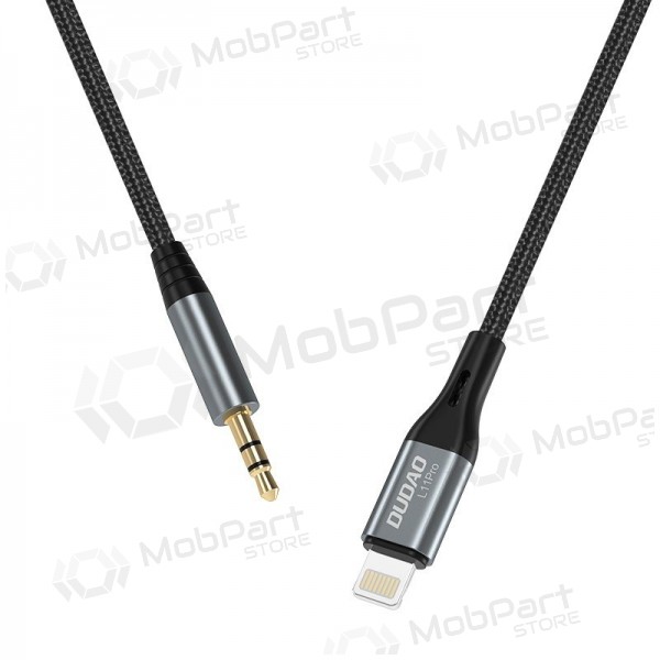 Helikaabel Dudao L11Pro Lightning 3,5 mm 1 m must