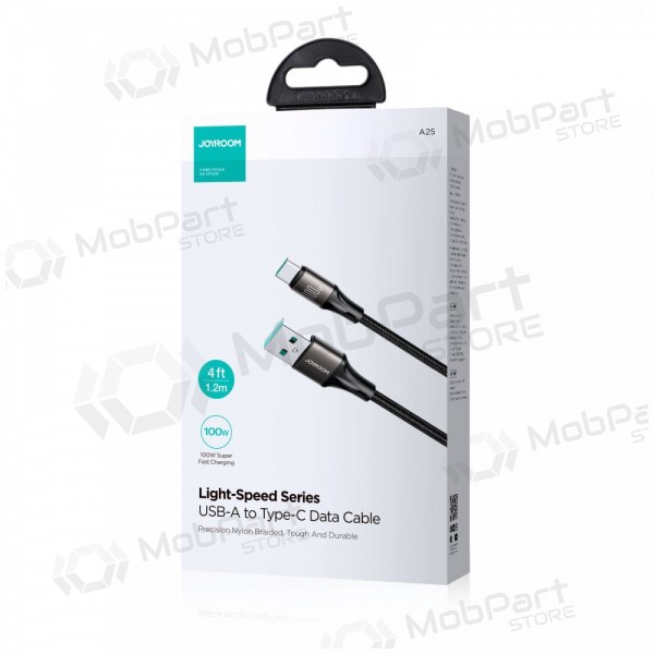 USB kaabel Joyroom SA25-AC6 USB to USB-C 100W 1.2m mustad