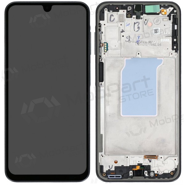 Ekranas Samsung A266 A26 5G su lietimui jautriu stikliuku ja rėmeliu originaalne Black (service pack) Ekranas Samsung A266 A26 5G su lietimui jautriu stikliuku ja rėmeliu originaalne Black (service pack)