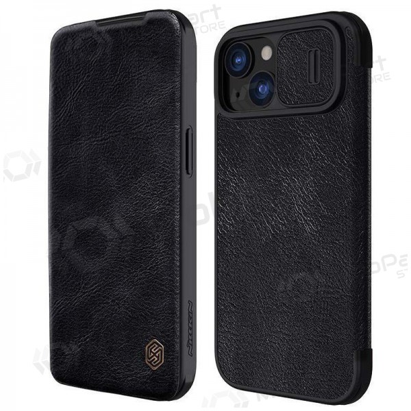 Apple iPhone 14 Pro ümbris „Nillkin Leather“ (mustad) Apple iPhone 14 Pro ümbris „Nillkin Leather“ (mustad)