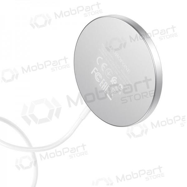 Laadija juhtmeta Borofone BQ9 Pro Original Magnetic (10W) (hõbedased)