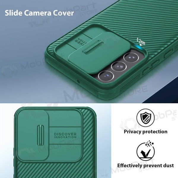 Samsung Galaxy S24 ümbris „Nillkin CamShield Pro“ (roheline) Samsung Galaxy S24 ümbris „Nillkin CamShield Pro“ (roheline)