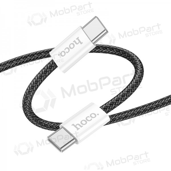 USB kaabel Hoco X104 60W USB-C to USB-C 2.0m mustad