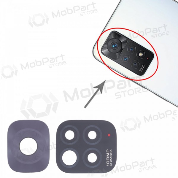 Xiaomi Redmi Note 11 Pro 4G (Global) kaamera klaas 108MP (only lens 2pcs) Xiaomi Redmi Note 11 Pro 4G (Global) kaamera klaas 108MP (only lens 2pcs)