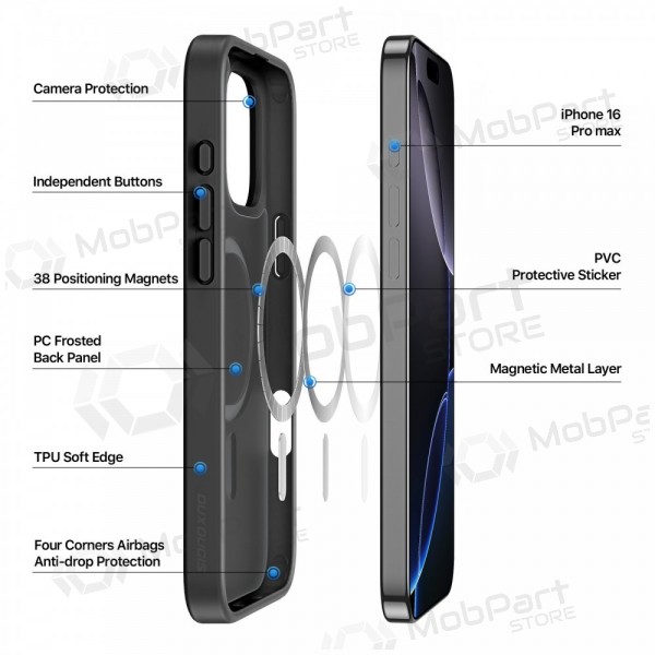 Apple iPhone 16 Pro Max ümbris -Dux Ducis Yind- (must)