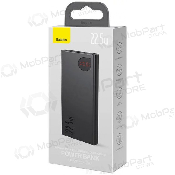 Väline patarei / aku Power Bank Baseus Adaman 22.5W 10000mAh must PPAD070001 Väline patarei / aku Power Bank Baseus Adaman 22.5W 10000mAh must PPAD070001
