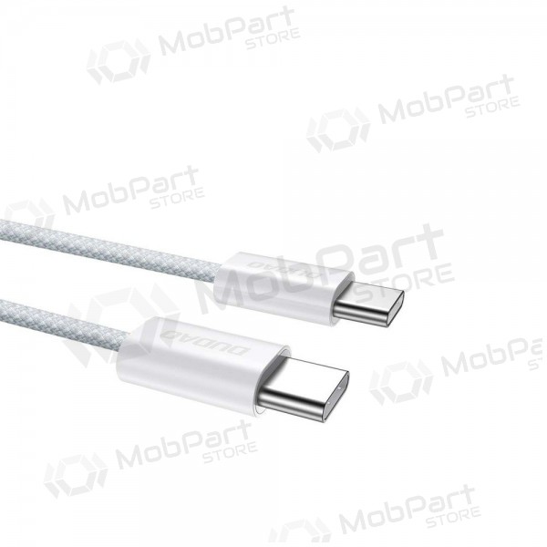 USB-C kaabel Dudao L6C USB-C kuni USB-C 2 m 60 W valge