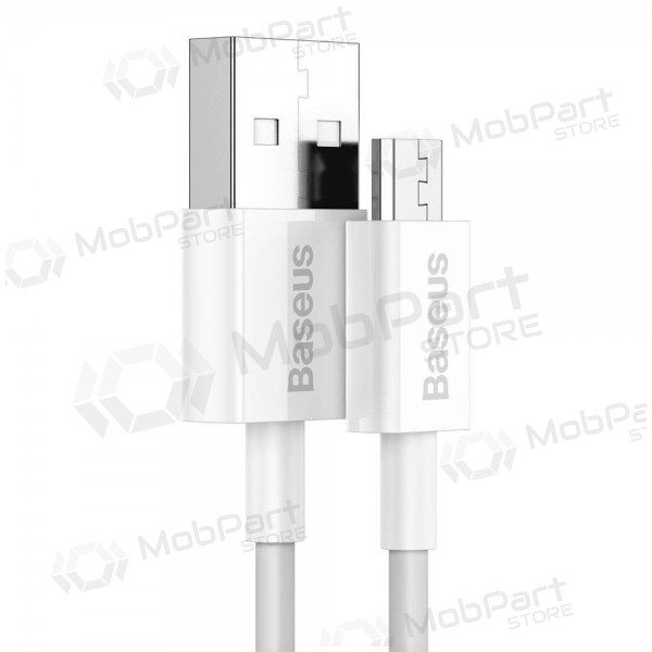 USB-kaabel Baseus Superior microUSB 2A 2.0m (valge) CAMYS-A02