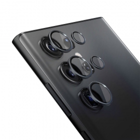 Samsung Galaxy S23 Ultra karastatud kaitseklaas kaamera jaoks 