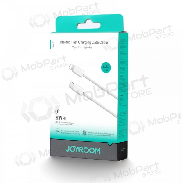USB kaabel Joyroom S-A45 USB-C to Lightning 30W 1.2m valged