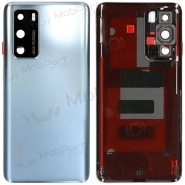 Huawei P40 tagakaas (hõbedane) (originaal)