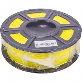 3D spausdinimo plastikas PLA, 1.75mm, 1kg, kollane