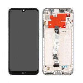 Xiaomi Redmi Note 8T ekraan (valged) (koos raamiga) (service pack) (originaalne)