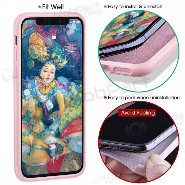 Apple iPhone 13 Pro Max ümbris - Liquid Silicone 1.5mm (roosa)