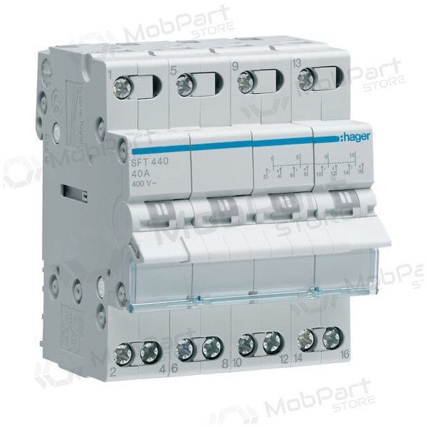 Modulinis perjungėjas Hager SFT440 (4P, 40A, 4 mod)