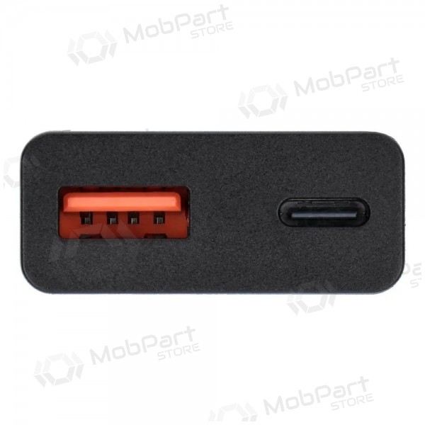 Telefonilaadija Blue Star Slim 25 W GaN USB-C + USB-A must