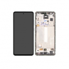 Samsung A528 Galaxy A52S 2021 ekraan (Awesome Mint) (koos raamiga) (service pack) (originaalne)