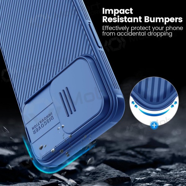 Apple iPhone 15 Plus ümbris „Nillkin CamShield Pro“ (sinised) Apple iPhone 15 Plus ümbris „Nillkin CamShield Pro“ (sinised)
