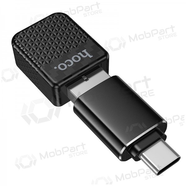 Juodas Hoco HU3 juhtmevaba CarPlay adapter