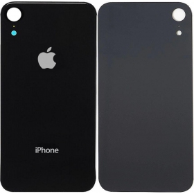 Apple iPhone XR patareipesade kaas (tagakaas) (mustad) (bigger hole for camera)