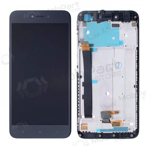 Xiaomi Redmi Note 5A ekraan (mustad) (kasutatud grade C, originaalne)