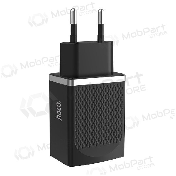 Laadija HOCO C42A Vast power QC3.0 USB 18W (3.6V-6.5V/3A, 6.6V-9V/2A, 9.1V-12V/1.5A) (mustad)