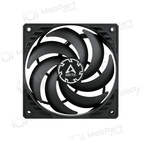 ARCTIC P12 SLIM PWM PST korpuse ventilaator, 4-pin, 120mm, siauras, mustad