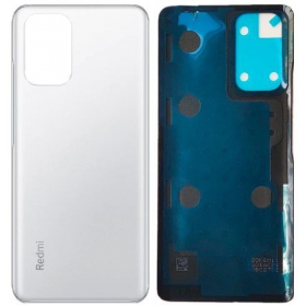 Xiaomi Redmi Note 10 4G patareipesade kaas (tagakaas) valged (Pebble White)