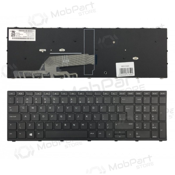 HP: Probook 450 G5, 455 G5, 470 G5 klaviatuur koos raamiga HP: Probook 450 G5, 455 G5, 470 G5 klaviatuur koos raamiga
