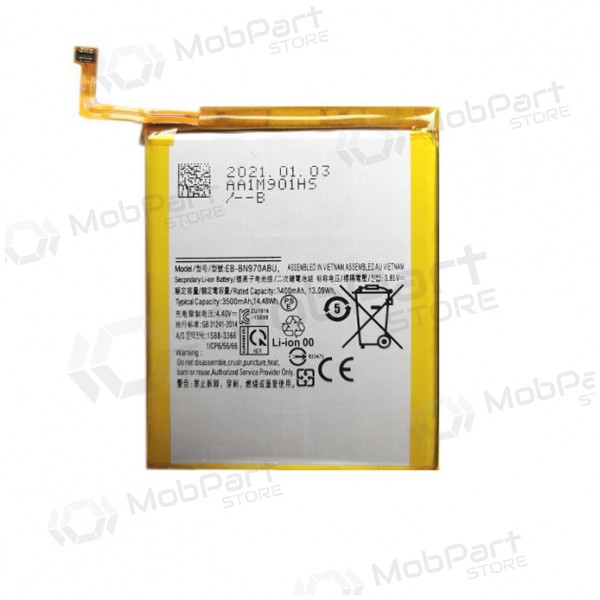 SAMSUNG N970 Galaxy Note 10 patarei / aku (3500mAh) SAMSUNG N970 Galaxy Note 10 patarei / aku (3500mAh)