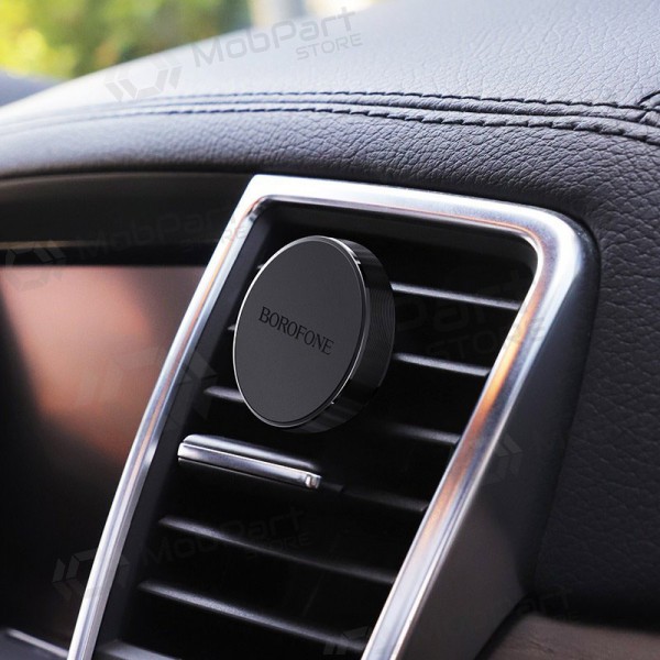 Automobilinis Universaalne telefono laikiklis Borofone BH8, tvirtinamas ant prietaisų skydelio, magnetinis, mustad
