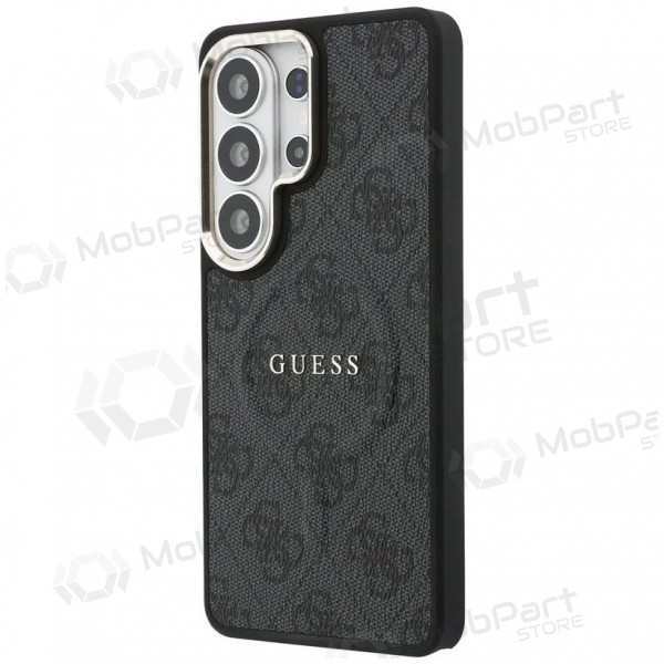 Samsung Galaxy S26 Ultra ümbris - Guess PU Leather 4G Gold Frame Magnetic (must)