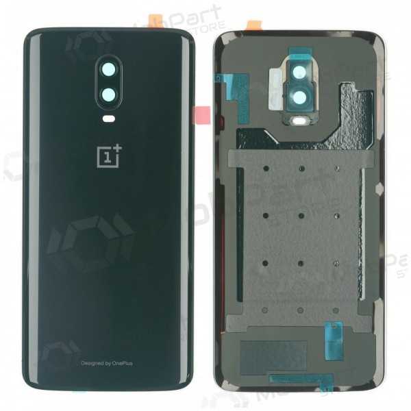 OnePlus 6T patareipesade kaas (tagakaas) mustad (Midnight Black) (kasutatud grade B, originaalne)