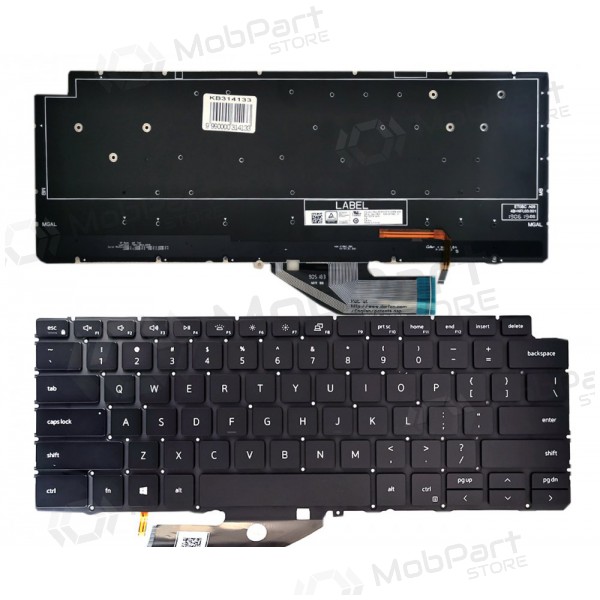 DELL XPS 13: 7390, 9730, 9780 klaviatuur DELL XPS 13: 7390, 9730, 9780 klaviatuur