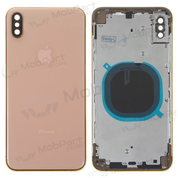 Apple iPhone XS Max tagumine akuümbris (kuldne) täielik